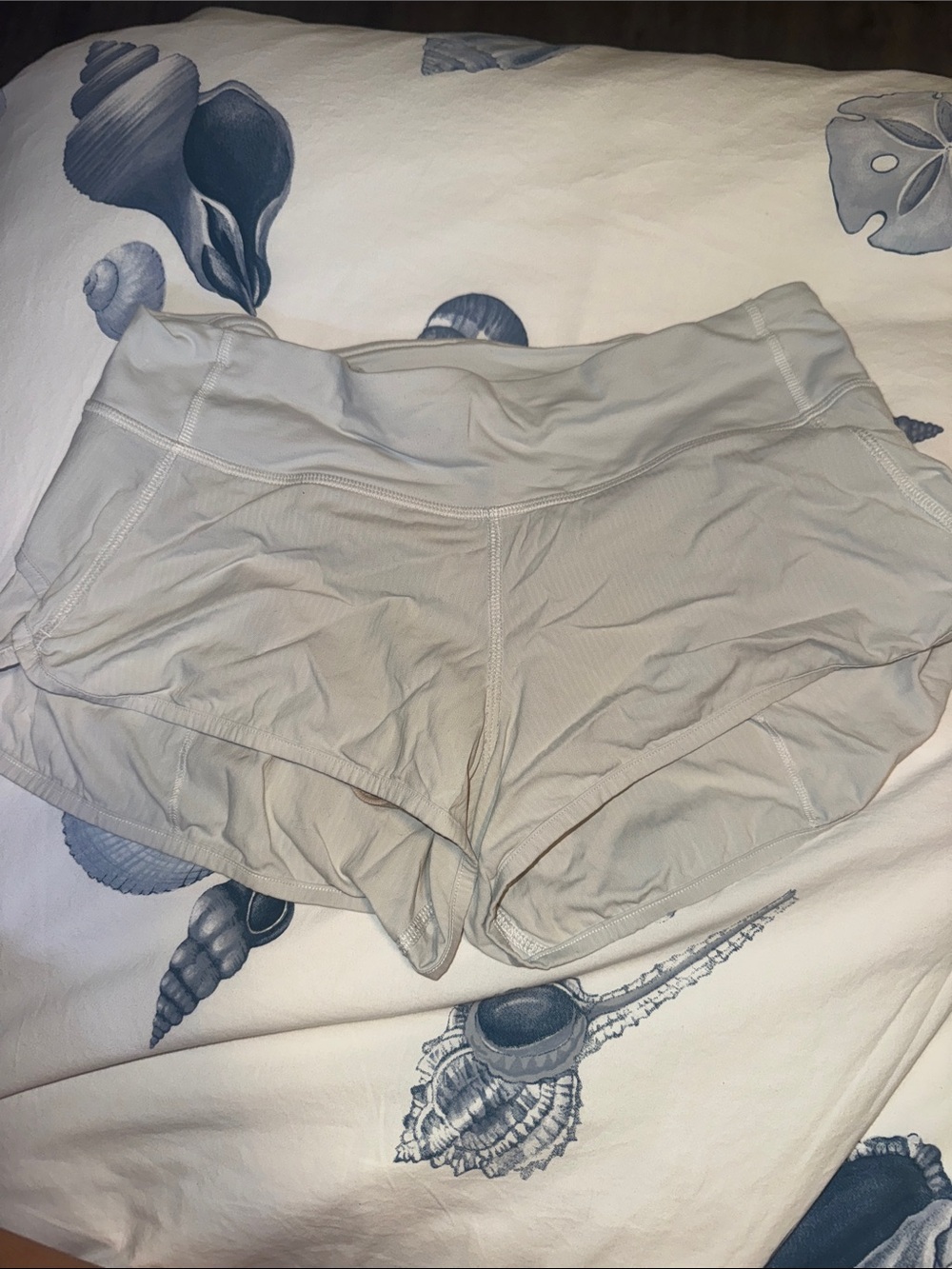lululemon athletica Light Gray Athletic Shorts